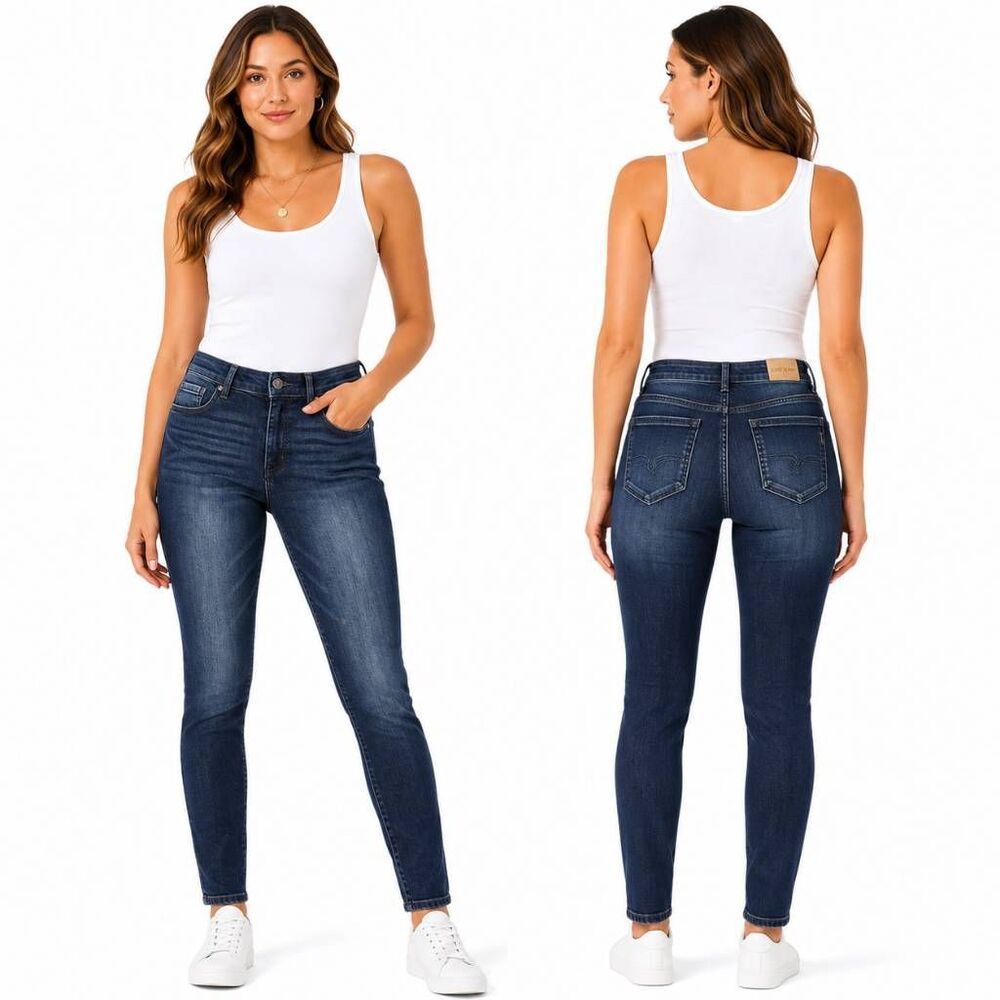 Vintage America Boho Skinny Jeans Size 10 Medium Wash